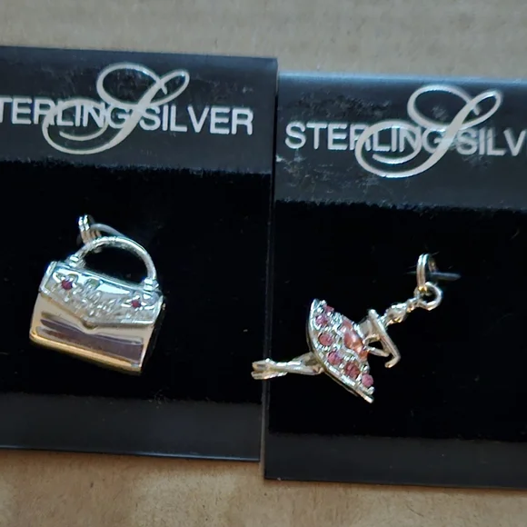 Two beautiful sterling silver charms - Picture 1 of 2